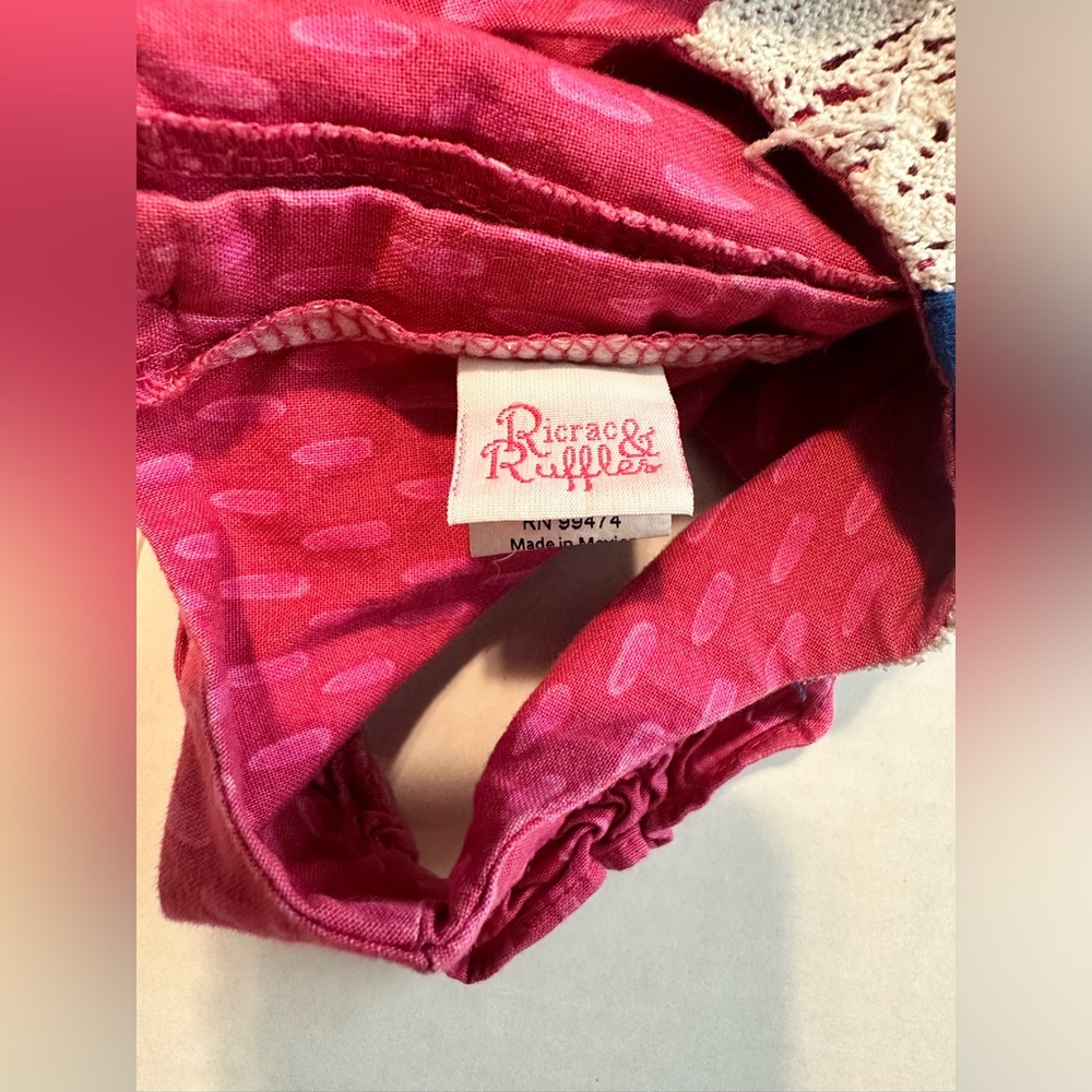 5T Ricrac & Ruffles Floral Dress - Picture 2 of 11